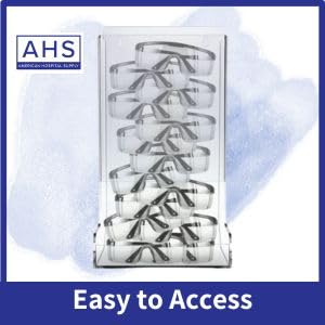 AHS Acrylic Glove Dispenser – Heavy-Duty Clear Holder for Gloves, Masks, Glasses, Shoe Covers, Hair Nets, Trash Bags & More | Freestanding Mount | 8.5"L x 7.2"W x 15.4"H | Pack of 1 - Image 6