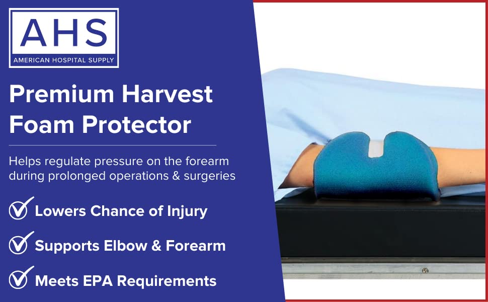 AMERICAN HOSPITAL SUPPLY AHS Adjustable Foam Positioner | Ulnar Nerve Protector | Decubitus Care Elbow Pads | Pads 1 Each - Image 3