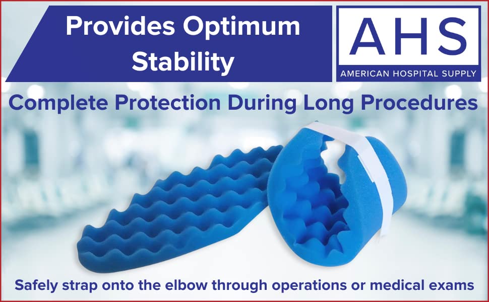 AMERICAN HOSPITAL SUPPLY AHS Adjustable Foam Positioner | Ulnar Nerve Protector | Decubitus Care Elbow Pads | Pads 1 Each - Image 4