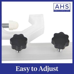 American Hospital Supply IV Pole Clamp | 3 Prong for IV Pole Attachment transducer Holder Connector Tighten The clamp - 3 Prong (7 in) - Image 5