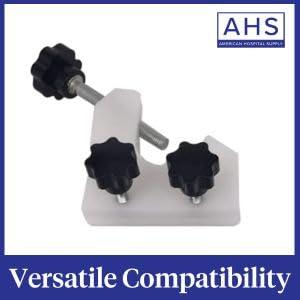 American Hospital Supply IV Pole Clamp | 3 Prong for IV Pole Attachment transducer Holder Connector Tighten The clamp - 2 Prong (3 in) - Image 4