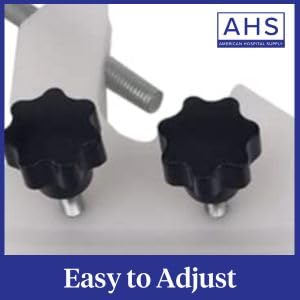 American Hospital Supply IV Pole Clamp | 3 Prong for IV Pole Attachment transducer Holder Connector Tighten The clamp - 2 Prong (3 in) - Image 5