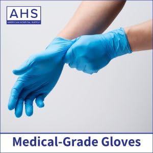 AMERICAN HOSPITAL SUPPLY Nitrile Gloves, Chemo-Rated Gloves Pack, Powder-Free, Medical-Grade, Examination Gloves - Image 4