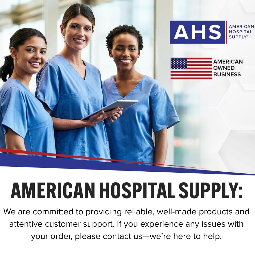 AMERICAN HOSPITAL SUPPLY Non-Slip Hospital Socks, Anti-Skid, Anti-Slip Gripper Socks for Medical or Home Use, Black, 6 Pairs - Image 9