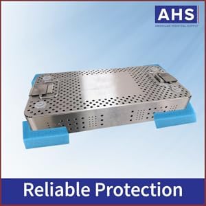 American Hospital Supply Sterilization Tray Corner Protector, 6'' x 6'', 100 Units Per Case (4 Corners Per Unit) - Image 7