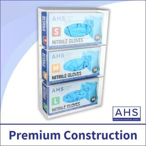 AMERICAN HOSPITAL SUPPLY Wall-Mount Glove Dispenser | Clear Acrylic Glove Box Holder with Individual Compartments | Single-Layer | 9.95 x 5.25 x 3.3 in | Gloves Sold Separately - Image 8